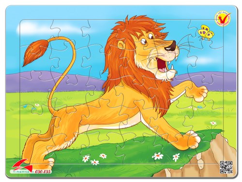 Xếp hình A4-30 mảnh_Sư tử - Đồ chơi Trẻ Em Tia Sáng - Công Ty TNHH Sản Xuất - Thương Mại & Dịch Vụ Tia Sáng